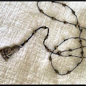 Cute little Buddha bohemian necklace